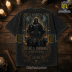 Hades God of the Underworld Ceramic Black T-Shirt