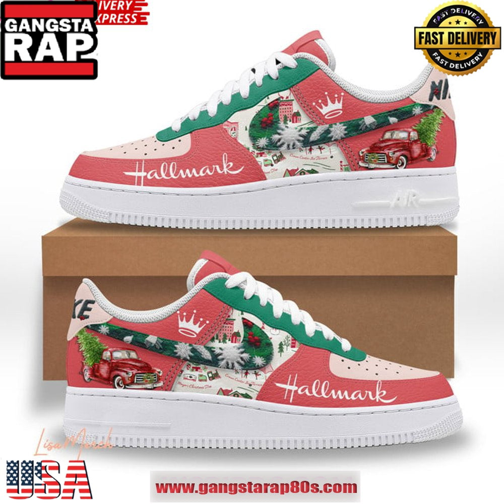 Hallmark Christmas Wonderland Limited Edition Air Force 1 Sneakers Shoes