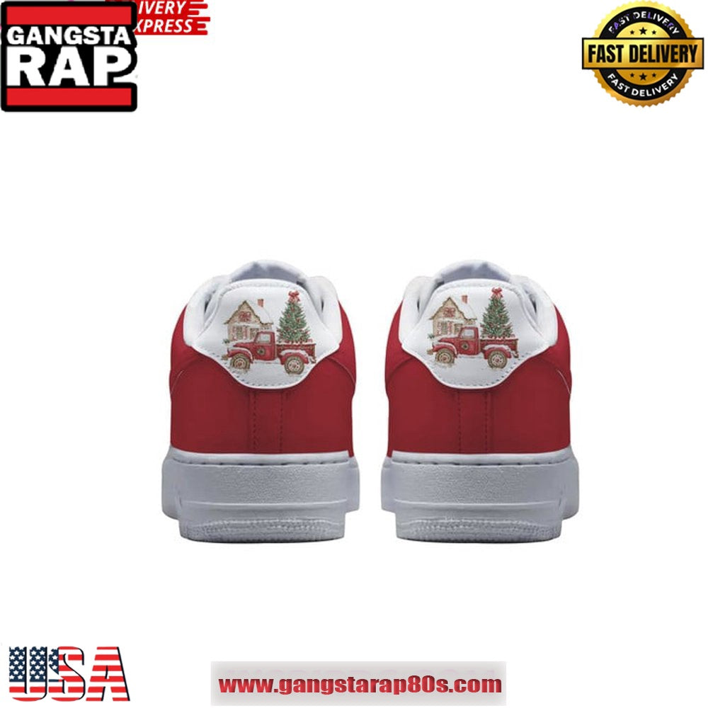 Hallmark Merry Christmas Air Force 1 Sneakers Shoes