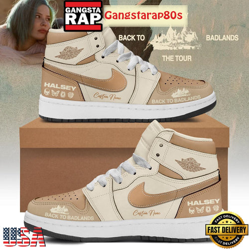 Halsey Back To Badlands Tour 2025 Custom Air Jordan 1 Sneakers Shoes