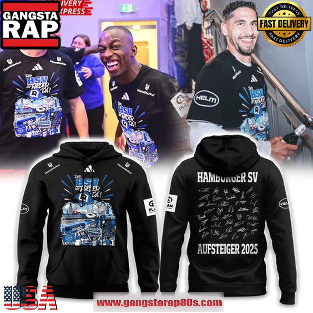 Hamburger SV Promotion 2025 Commemorative Limited Unisex Hoodie