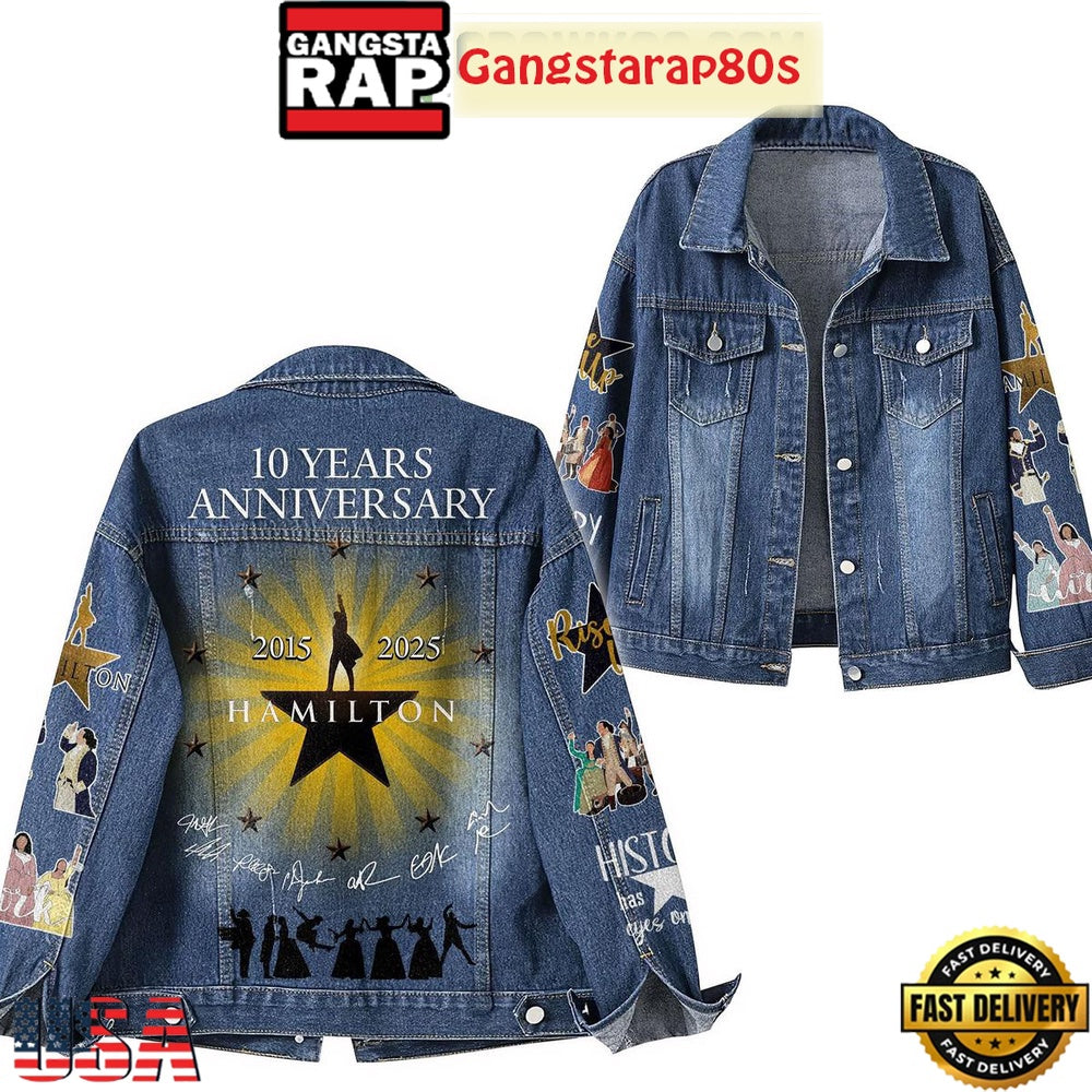 Hamilton 10 Years Anniversary 2025 New Edition Denim Jacket