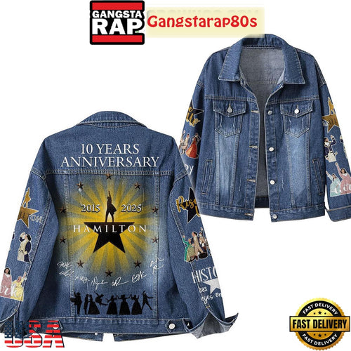 Hamilton 10 Years Anniversary 2025 New Edition Denim Jacket