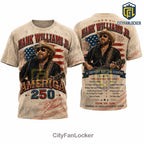 Hank Williams Jr. America 250 Commemorative Anniversary T-Shirt