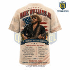 Hank Williams Jr. America 250 Commemorative Anniversary T-Shirt
