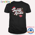 Hard Rock Adult Fit Santa Rocks T Shirt