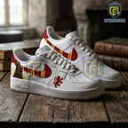 Harry Potter Gryffindor Custom White Air Force 1 Sneakers