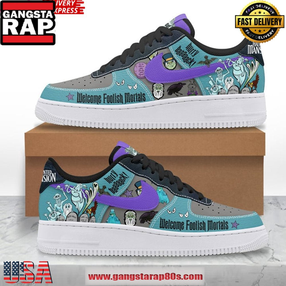 Haunted Mansion Limited Edition Air Force 1 Running Sneakers Shoes