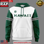 Hawaii Rainbow Warriors football 2025 White Hoodie Shirt