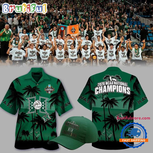 Hawaii Rainbow Warriors Men’s Volleyball National Champions 2026 Hawaiian Shirt