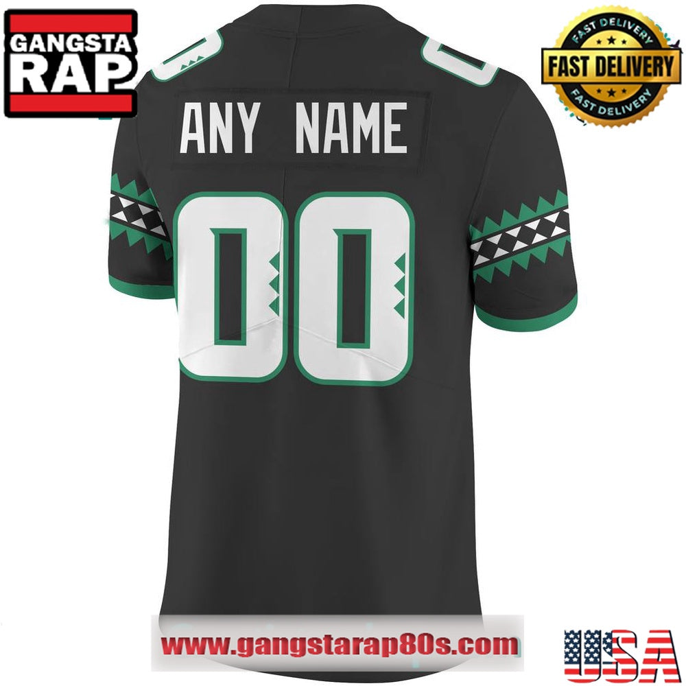 Hawaii Rainbow Warriors Special Edition New Custom Black Football Jersey