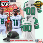 Hawaii Rainbow Warriors Special Edition New Custom White Football Jersey