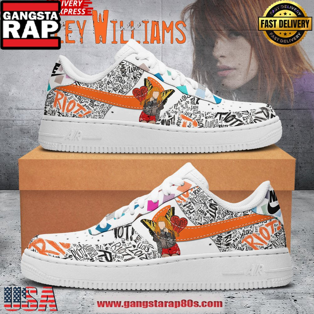 Hayley Williams Riot Limited Edition Air Force 1 Running Sneakers Shoes