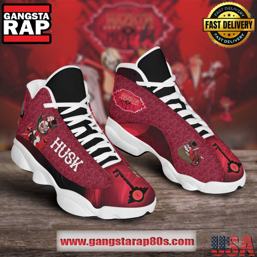 Hazbin Hotel Husk Air Jordan 13 Sneakers Shoes