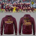 Heart of Midlothian Women 2026 SWPL Champions Maroon Pullover Hoodie