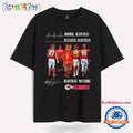 Heartbeat Watching Kansas City Chiefs 2025 Graphics Signature Team Design T Shirt