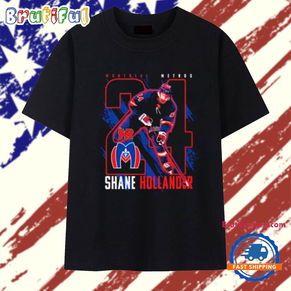 Heated Rivalry Shane Hollander 24 Montreal Metros T Shirt