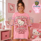 Hello Kitty and Friends 52nd Anniversary Pink T-Shirt