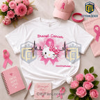 Hello Kitty Breast Cancer Awareness Pink T-Shirt