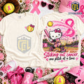 Hello Kitty Breast Cancer Awareness Softball Shirt