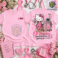 Hello Kitty ER Nurse Pink Breast Cancer Awareness Shirt