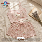 Hello Kitty Illustrated Tank and Shorts Loungewear Set