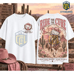 Hello Kitty Western Breast Cancer Awareness Shirt