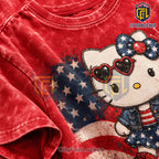 Hello Kitty x America 250 Independence Day Limited Graphic T-Shirt