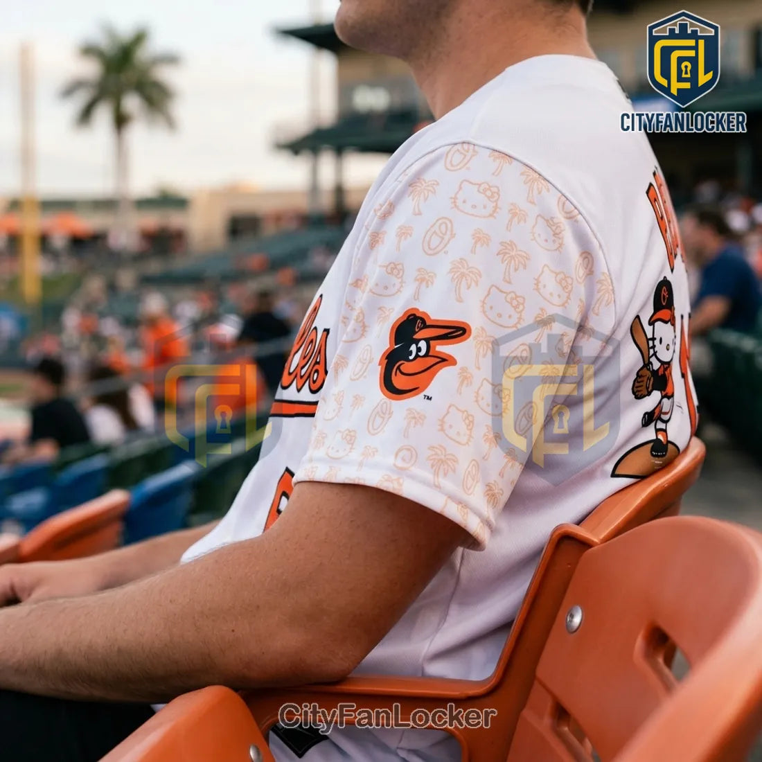 Hello Kitty x Baltimore Orioles Mascot 2026 Baseball Jersey