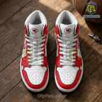 Hello Kitty x Kansas City Chiefs Custom High-Top Sneakers