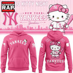 Hello Kitty x New York Yankees 2026 Pink Hoodie T-Shirt