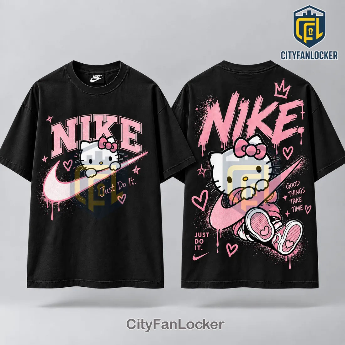Hello Kitty x Nike Black T-Shirt