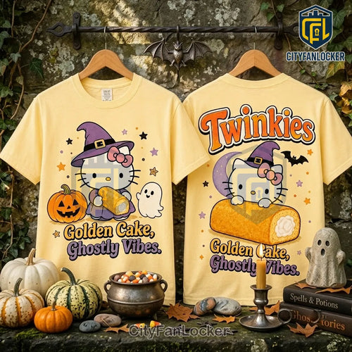 Hello Kitty x Twinkies Yellow Halloween T-Shirt
