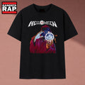 Helloween 40th Anniversary Sorcerer Crystal Orb Band T Shirt, Music 2D Shirt