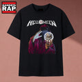 Helloween Cloaked Sorcerer Glowing Orb Heavy Metal Band T Shirt, Music 2D Shirt