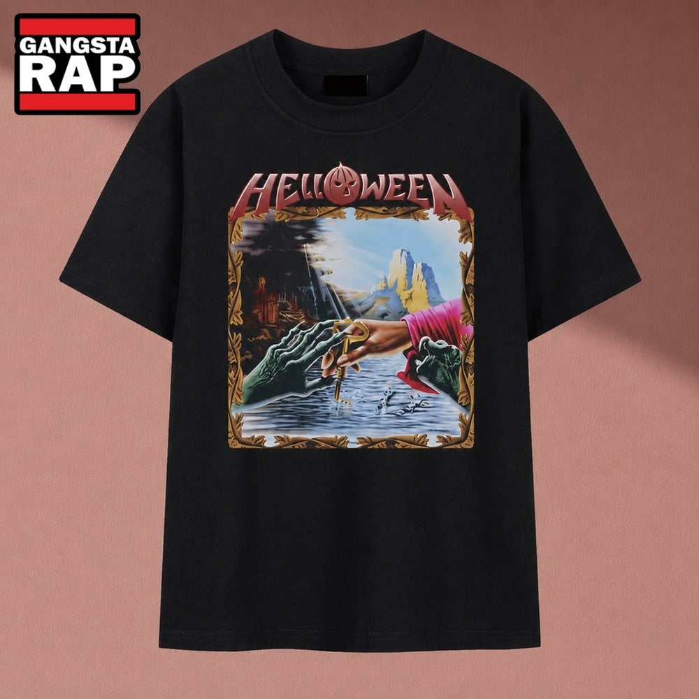Helloween Keeper Of The Seven Keys Part I Heavy Metal Album T Shirt, Music 2D Shirt