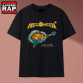 Helloween Savage Pumpkins Rock And Roll Guitar Graphic T Shirt, Music 2D Shirt