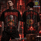 Hellraiser Pinhead Puzzle Box Wash Shirt
