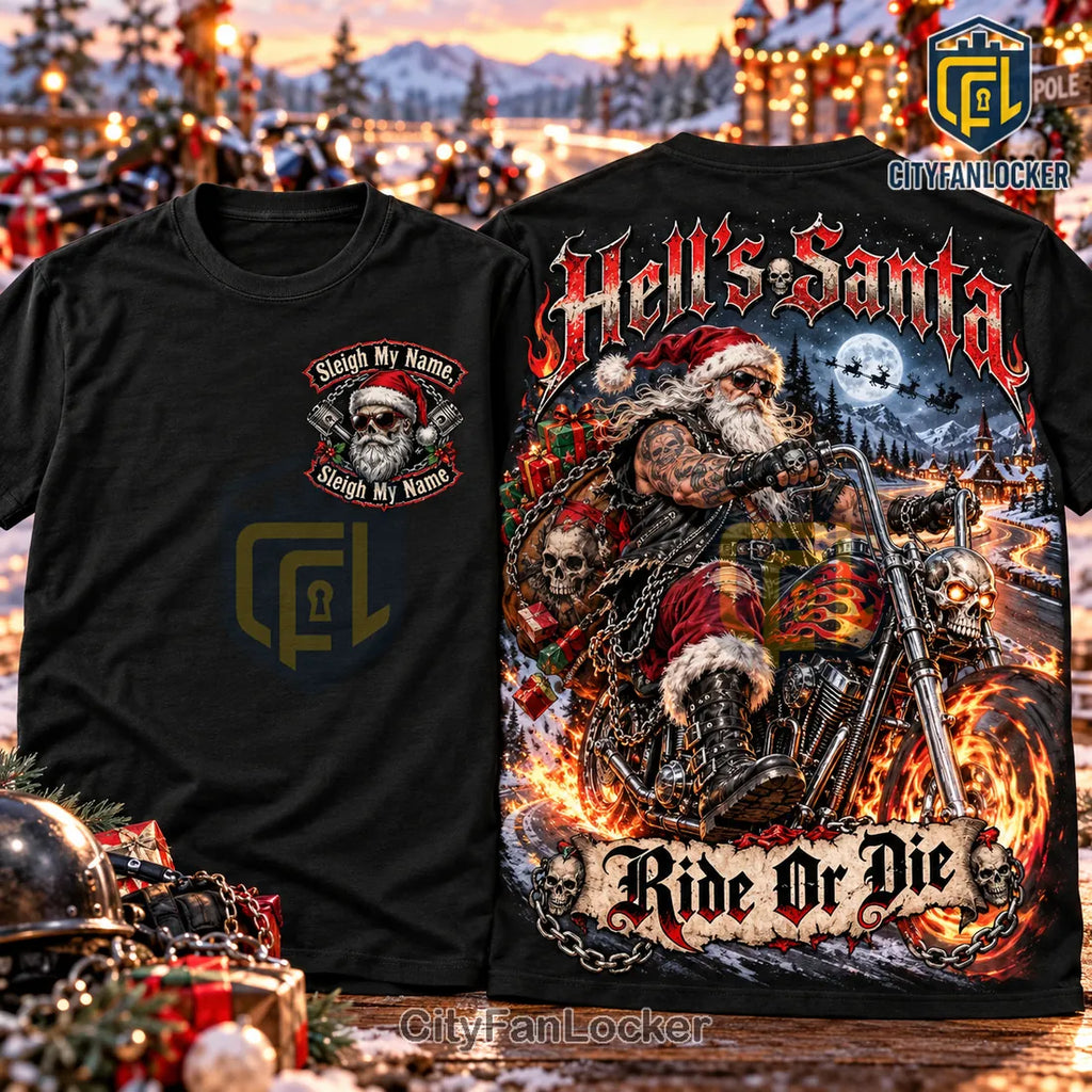 Hell’s Santa Biker Christmas 2026 Shirt
