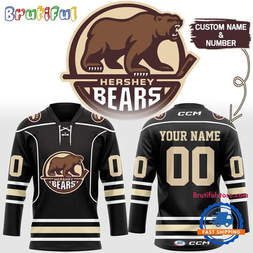 Hershey Bears New Uniform 2026 Limited Edition Hockey Jersey