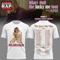 Hilary Duff The Lucky Me Tour 2026 Scheduler White 3D Shirt , Music Trend Shirt