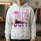 Hilary Duff The Lucky Me Tour Pink Butterfly White Hoodie