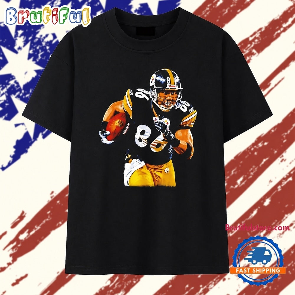 Hines Ward Pittsburgh Steelers 86 Signature T Shirt