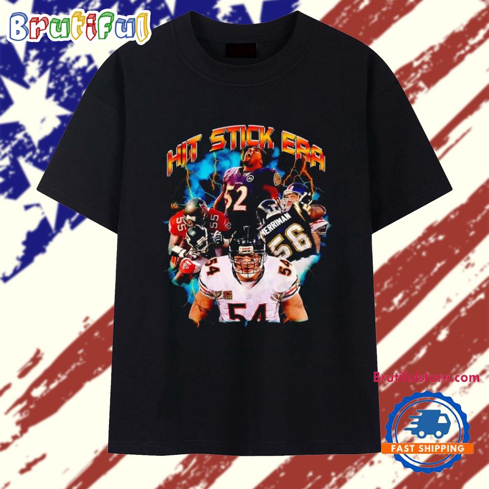 Hit Stick Era Football T Shirt