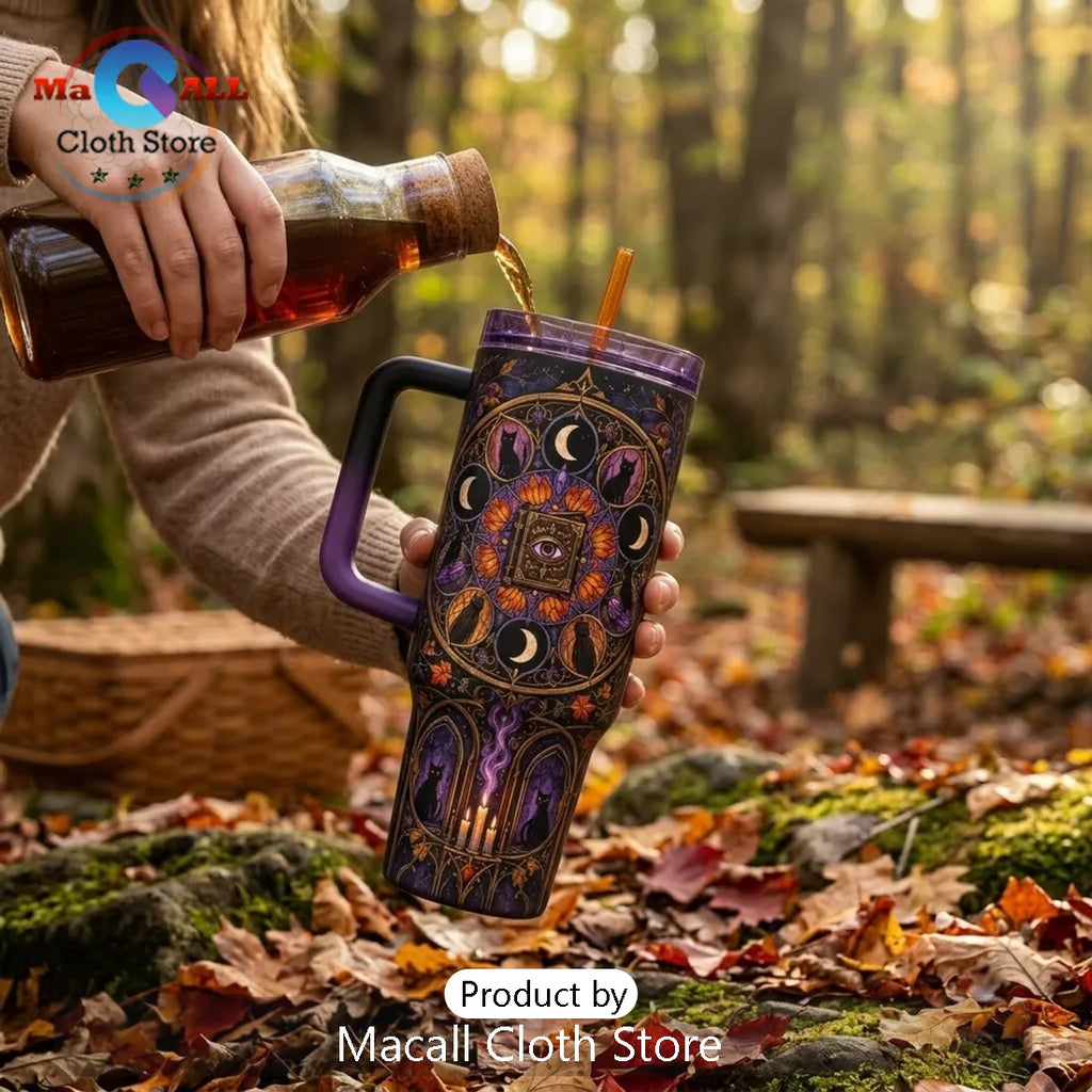 Hocus Pocus Gothic Witch 40oz Travel Tumbler