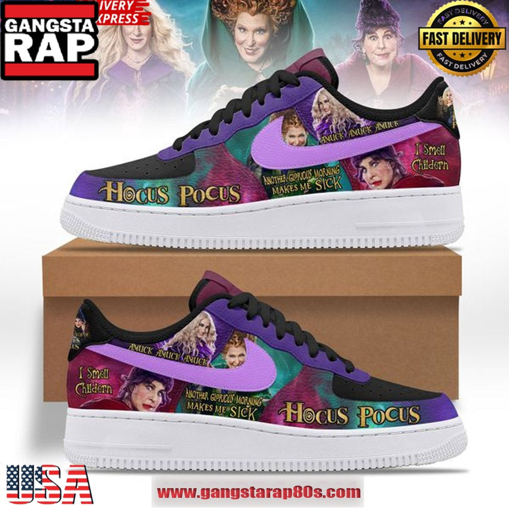 Hocus Pocus x Limited Edition Air Force 1 Running Sneakers Shoes