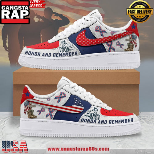 Honor and Remember Veterans Day Special Edition Air Force 1 Sneakers Shoes