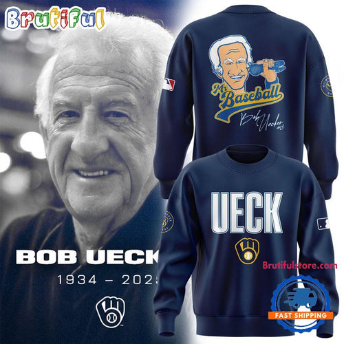 Honoring The Legend Brewers Icon And Baseball Hall of Famer Bob Uecker Green Limited Sweatshirt