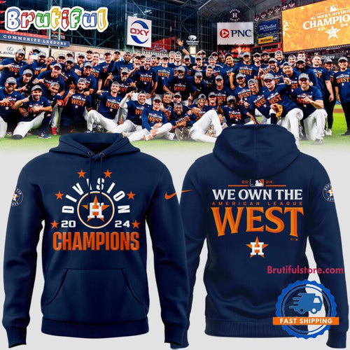 Houston Astros 2024 AL West Division Champions Hoodie Shirt