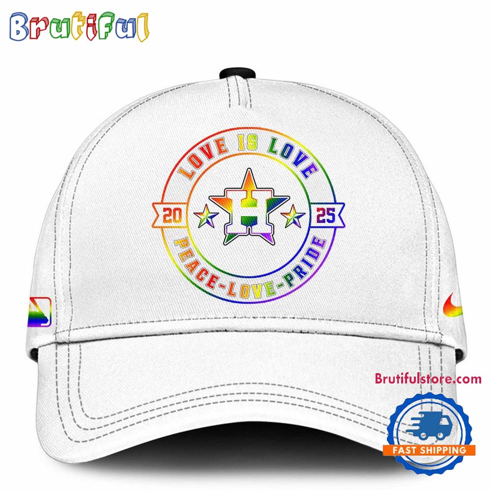 Houston Astros 2025 Happy Pride Month Limited Edition Baseball Cap